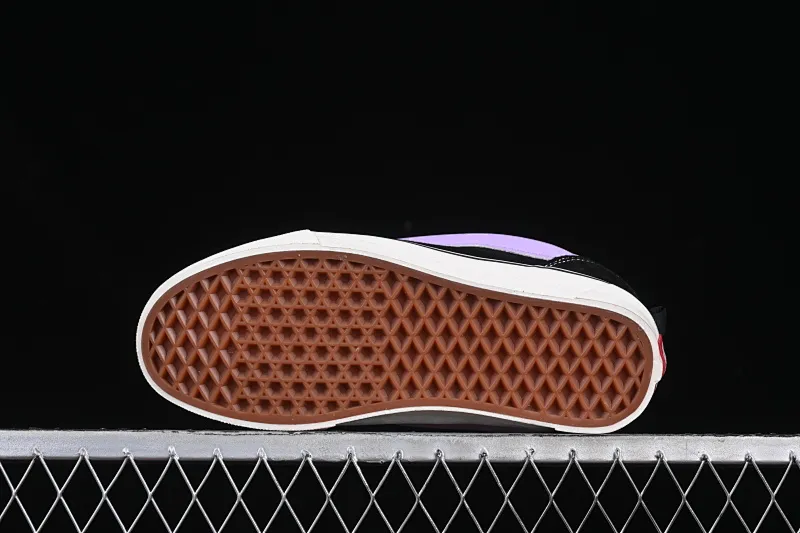 All categories Vans Vans series Vans Low Vans Knu Skool Purple Portuguese love bread shoes Comfortable and fashionable non-slip wear-resistant low-top casual sneakers VN0009QC6BT1